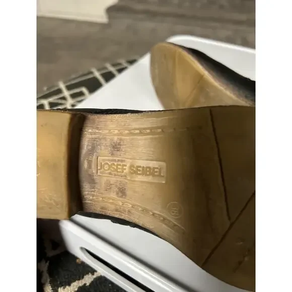 Josef Seibel Sienna 81 Black Leather Ankle Boots Black Leather, EU 38 / US 7–7.5 - Picture 6 of 8